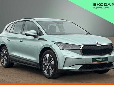 Used Skoda Enyaq iV 97 kW (132 HP) 2022 Arctic silver metallic SUV