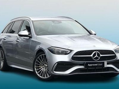 Silver Used 2022 Mercedes C220 AMG Line Premium Estate | £30,295