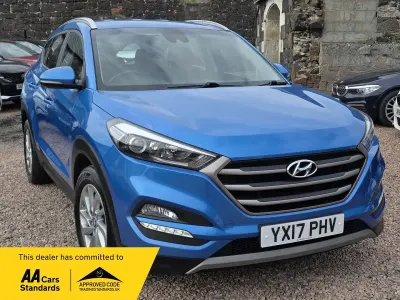 Używany Hyundai Tucson SE 141 KM (103 kW) 2017 Niebieski SUV