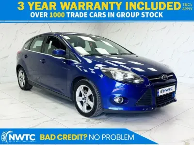 Used Ford Focus Zetec 2014 Blue Hatchback