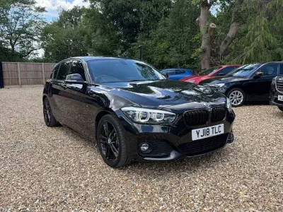 Used BMW 118 M Sport 150 HP (110 kW) 2018 Black Hatchback