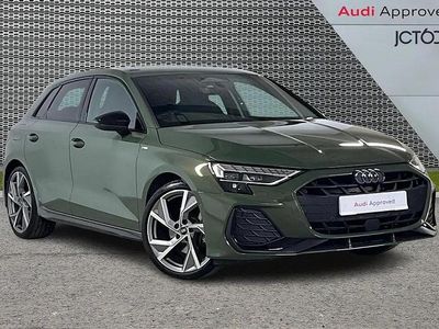 Used Audi A3 Black Edition 147 HP (108 kW) 2025 Green Hatchback