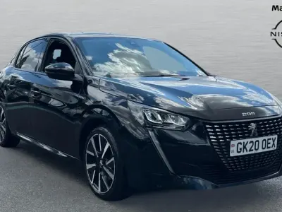 Used Peugeot 208 Allure 100 HP (73 kW) 2020 Black Hatchback