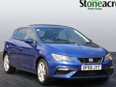 Used Seat Leon FR 131 HP (96 kW) 2020 Blue Hatchback