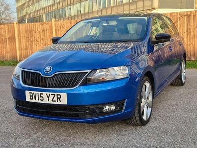 Used Skoda Rapid Sport 105 HP (77 kW) 2015 Blue Hatchback