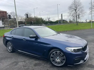 Used BMW 530e M Sport 252 HP (185 kW) 2017 Blue Sedan