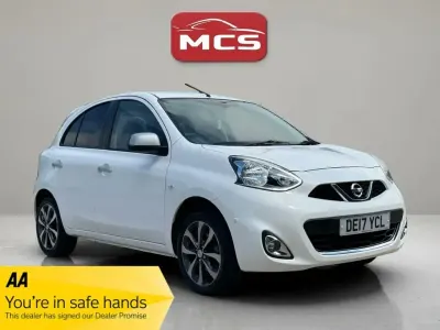 Used Nissan Micra N-TEC 2017 White Hatchback