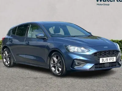 Used Ford Focus ST-Line 125 HP (91 kW) 2019 Blue Hatchback