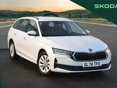 Moon white metallic Used 2024 Skoda Octavia SE Technology Estate | £23,995 (A bit pricey)