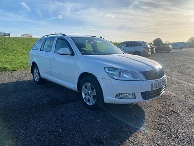 Begagnad Skoda Octavia 2012 Vit Kombi