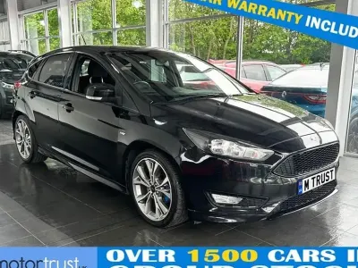 Używany Ford Focus ST-Line 140 KM (102 kW) 2018 Czarny Hatchback