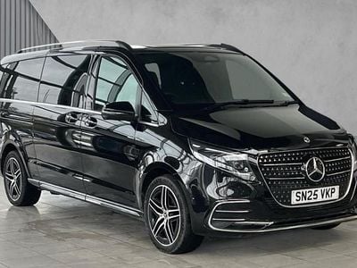 Black Used 2025 Mercedes V220 AMG line MPV | £71,480 (Expensive)
