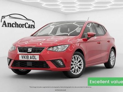 Red Used 2018 Seat Ibiza Design Hatchback | £7,690 (Fair price)