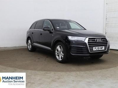 Black Used 2018 Audi Q7 S-Line SUV | £19,495 (Good price)