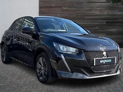 Used Peugeot e-208 Allure Premium 100 kW (136 HP) 2022 Black Hatchback