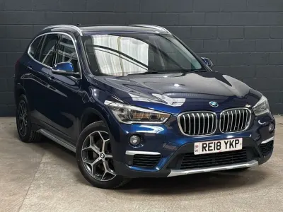 Begagnad BMW X1 xLine 192 HK (141 kW) 2018 Blå SUV