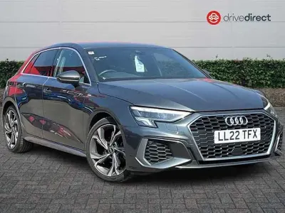 Used Audi A3 S-Line 116 HP (85 kW) 2022 Grey Sedan