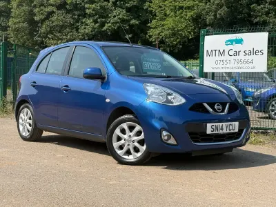 Used Nissan Micra Acenta 80 HP (58 kW) 2014 Blue Hatchback