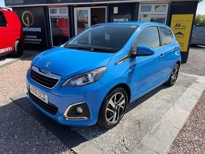 Begagnad Peugeot 108 Allure 2016 Blå Halvkombi