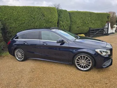 Used Mercedes CLA180 AMG line 2019 Blue Coupe