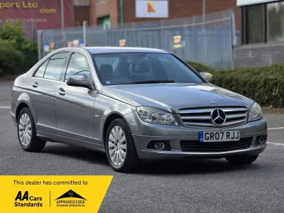 Used Mercedes C200 Elegance 184 HP (135 kW) 2007 Silver Sedan