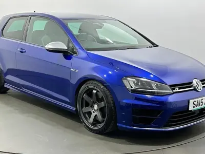 Second-hand VW Golf VII R 300 CP (220 kW) 2015 Albastru Hatchback