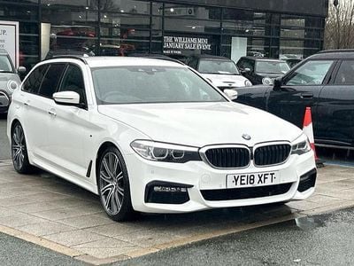 White Used 2018 BMW 530 M Sport Estate | £21,990 (Fair price)