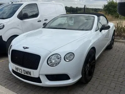 Used Bentley Continental 507 HP (372 kW) 2013 White Cabriolet