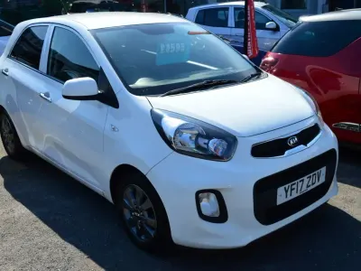 Begagnad Kia Picanto 65 HK (47 kW) 2017 Vit Halvkombi
