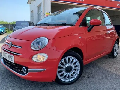 Used Fiat 500 Lounge 69 HP (50 kW) 2018 Pink Hatchback