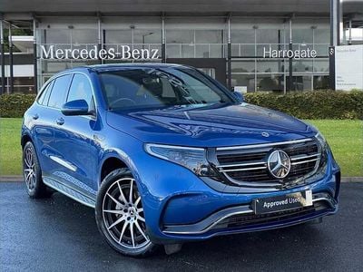 Used Mercedes EQC400 AMG line 300 kW (408 HP) 2023 Blue SUV