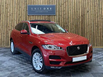 Used Jaguar F-Pace Portfolio 180 HP (132 kW) 2017 Red SUV