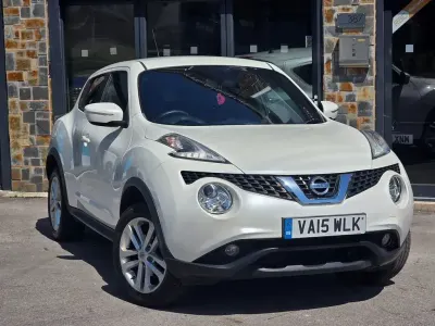 Used Nissan Juke Acenta Premium 117 HP (86 kW) 2015 White SUV