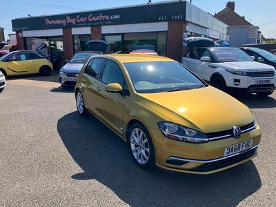 Used VW Golf VII GT 2018 Yellow Hatchback