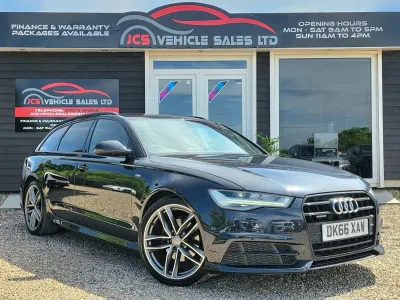 Used Audi A6 Black Edition 272 HP (200 kW) 2016 Blue Estate