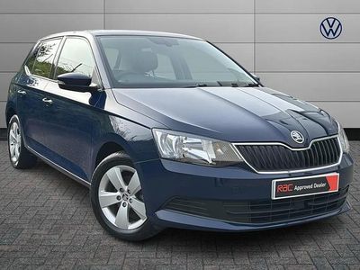 Used Skoda Fabia SE 88 HP (64 kW) 2016 Blue Hatchback