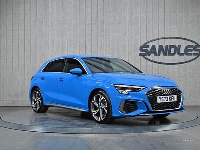 Used Audi A3 Sportback S-Line 110 HP (80 kW) 2023 Blue Hatchback