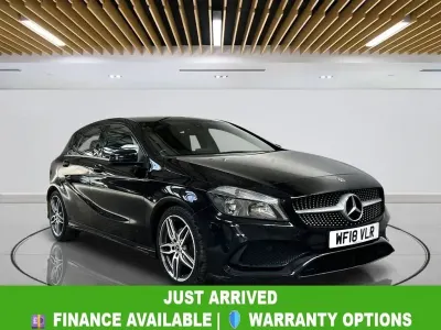 Begagnad Mercedes A160 AMG line 102 HK (75 kW) 2018 Svart Halvkombi
