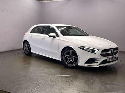 White Used 2019 Mercedes A180 AMG line Hatchback | £13,499 (Fair price)