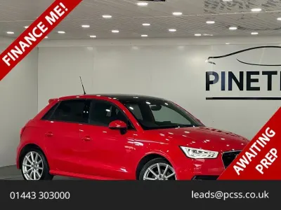 Used Audi A1 Sportback S-Line 125 HP (91 kW) 2017 Red Hatchback