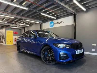 Used BMW 330 M Sport 292 HP (214 kW) 2021 Blue Sedan