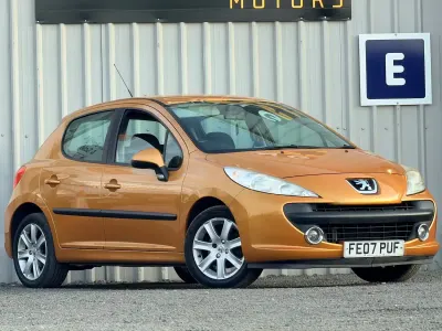 Used Peugeot 207 Sport 120 HP (88 kW) 2007 Orange Hatchback