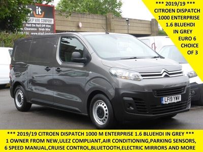 used Citroën Dispatch 1000 ENTERPRISE BLUEHDI IN GREY WITH AIR CONDITIONING,PARKING SENSORS,6 SPE