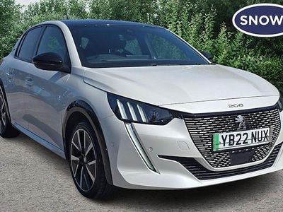 Used Peugeot e-208 Premium 100 kW (136 HP) 2022 White Hatchback