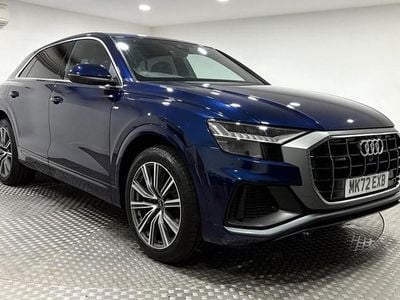 Blue Used 2022 Audi Q8 S-Line SUV | £39,995 (Good price)