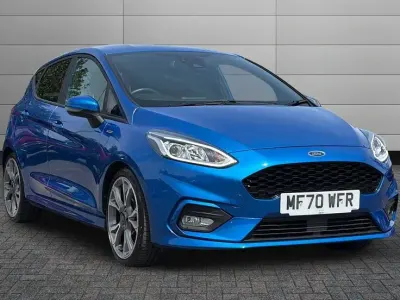 Used Ford Fiesta ST-Line X 125 HP (91 kW) 2020 Blue Hatchback