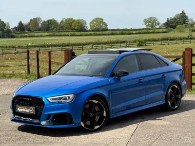 Used Audi RS3 Sport 400 HP (294 kW) 2019 Blue Sedan