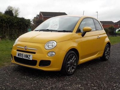 Used Fiat 500 S 69 HP (50 kW) 2015 Yellow Hatchback