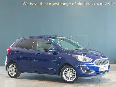 Used Ford Ka Plus Zetec 85 HP (62 kW) 2018 Blue Hatchback