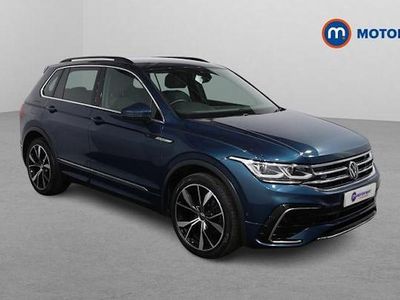 Used VW Tiguan R-line 150 HP (110 kW) 2022 Blue SUV